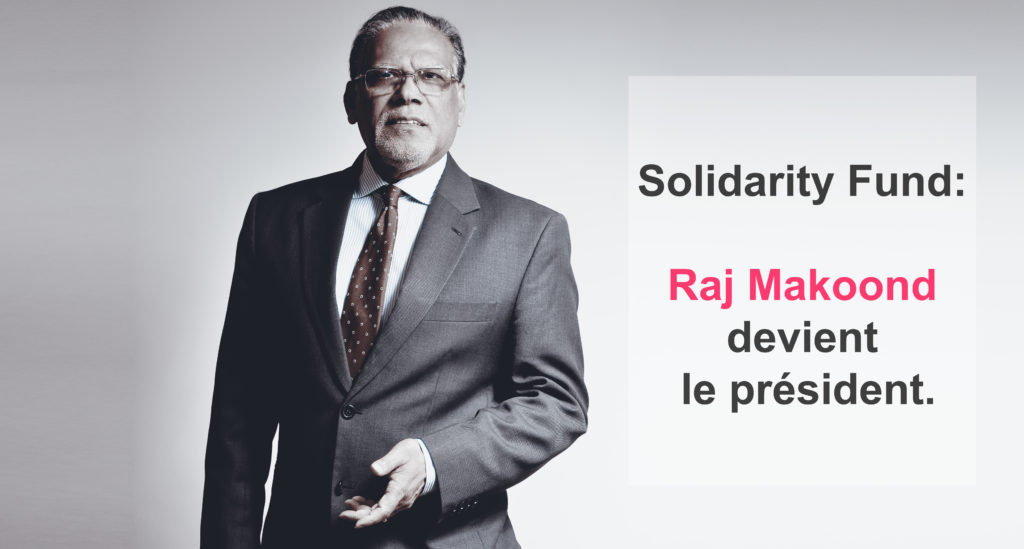 COVID-19 Solidarity Fund: Raj Makoond devient le président | business-magazine.mu
