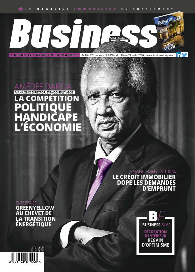 Amédée Darga: «La compétition politique handicape l’économie» | business-magazine.mu