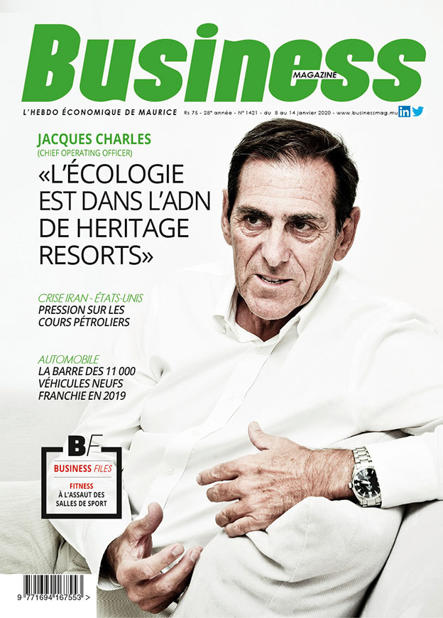 Jacques Charles : «L’écologie est dans l’ADN de Heritage Resorts» | business-magazine.mu
