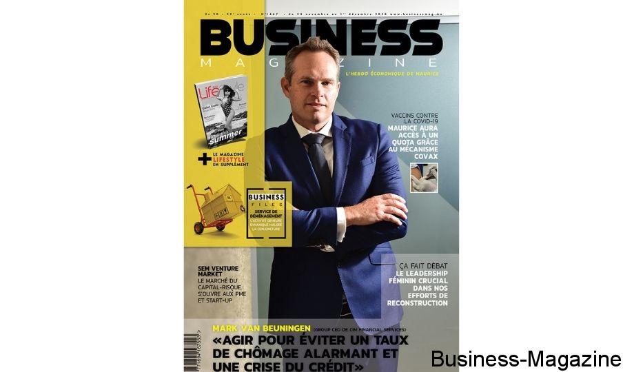 Mark van Beuningen: «Agir pour éviter un taux de chômage alarmant et une crise du crédit» | business-magazine.mu