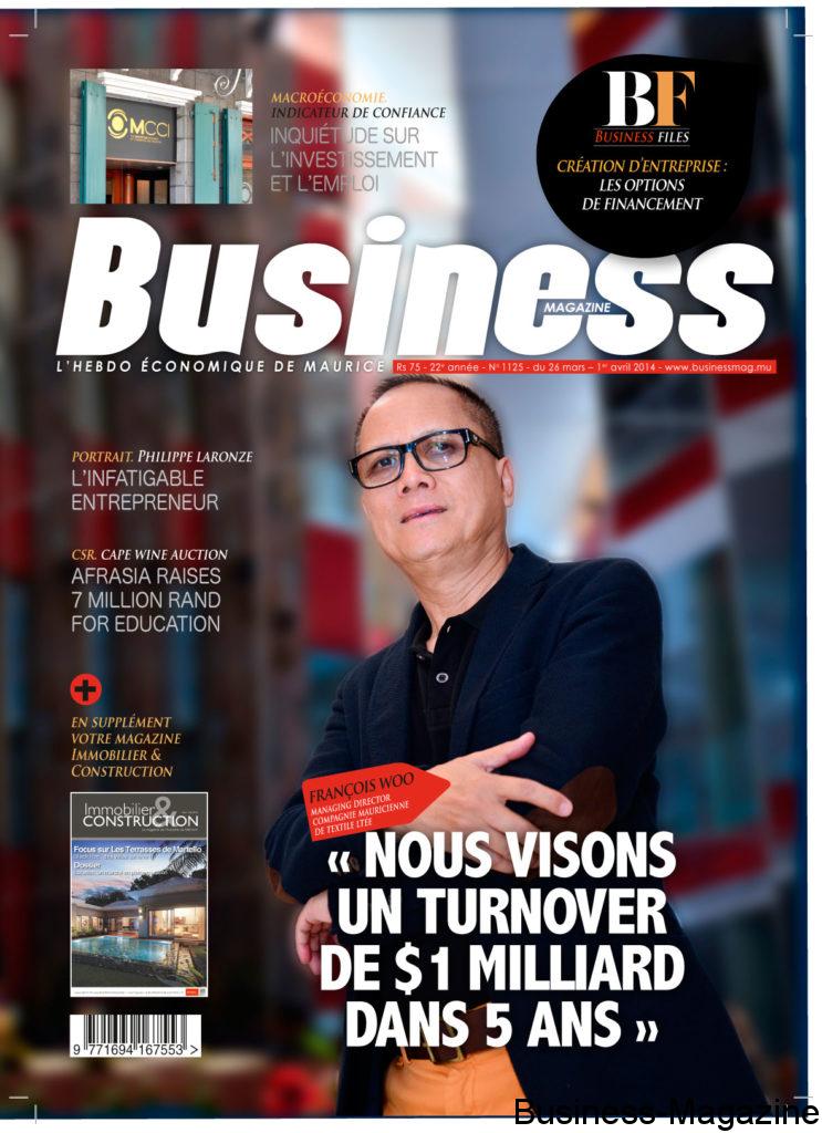 François Woo (CMT): « Nous visons un turnover de $ 1 milliard dans cinq ans » | business-magazine.mu