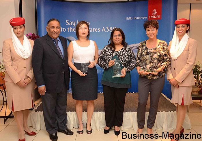 Emirates récompense ses meilleurs agents | business-magazine.mu