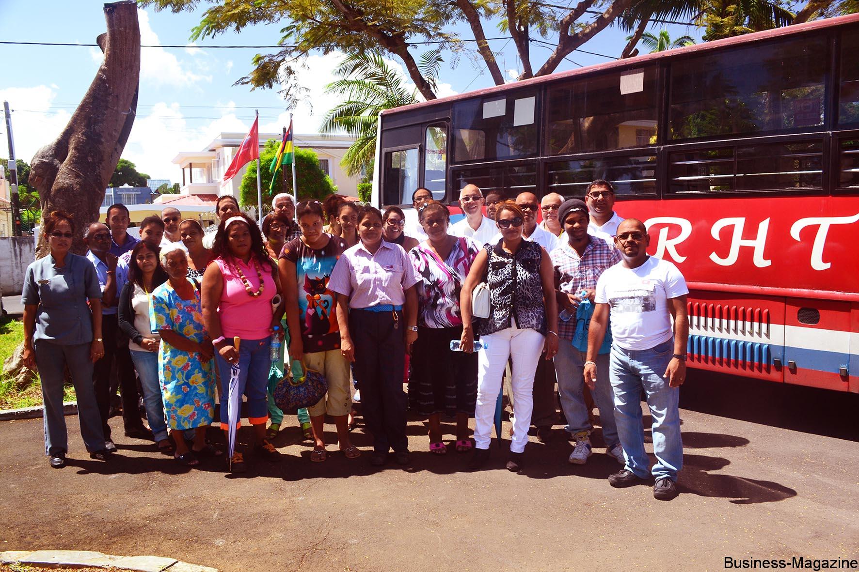 La Rose-Hill Transport rencontre une trentaine de ses passagers