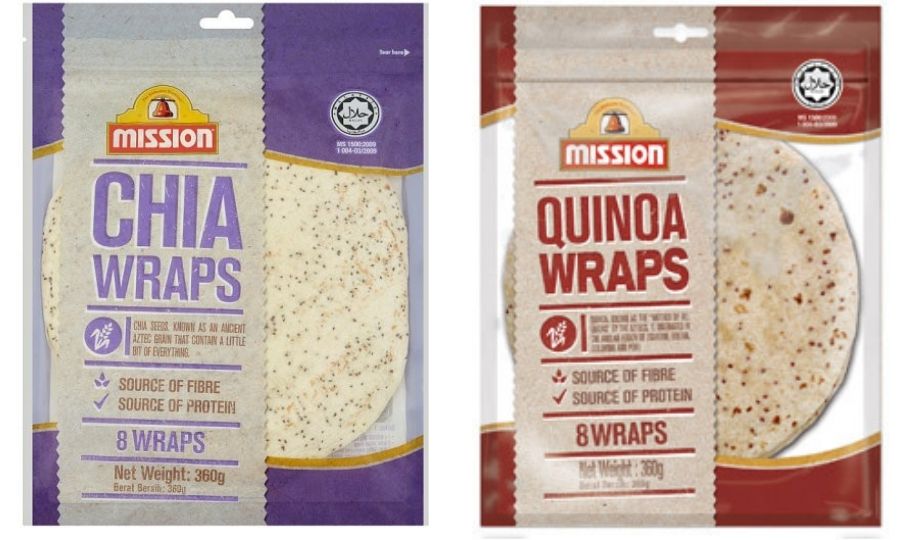 Mission Wrap au quinoa & chia