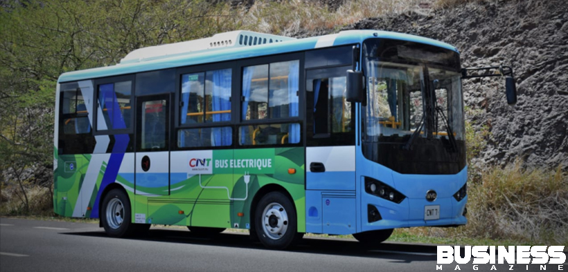 Bus Electric transport Ile Maurice budget 2022 2023