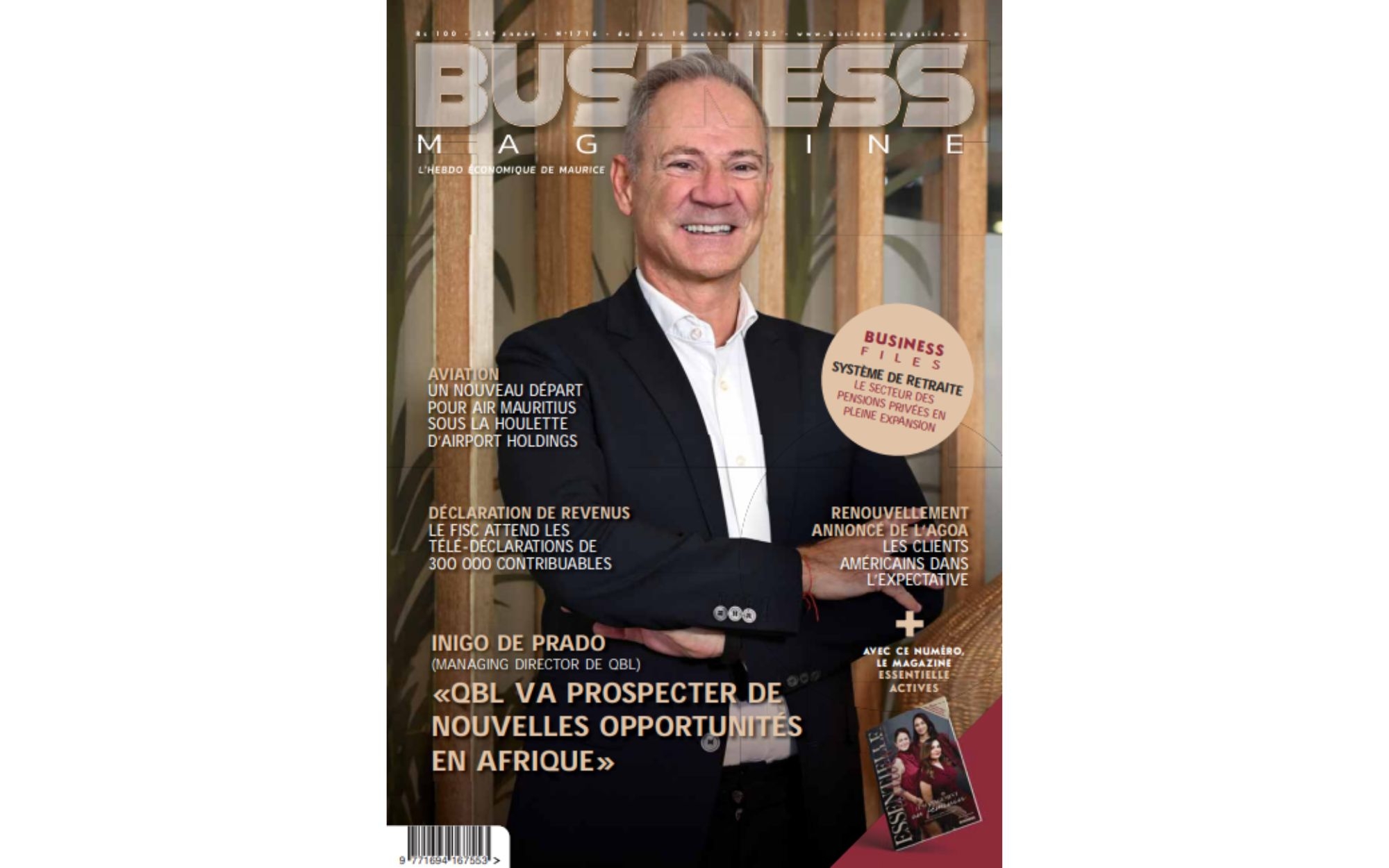 Inigo de Prado : «QBL va prospecter de nouvelles opportunités en Afrique»